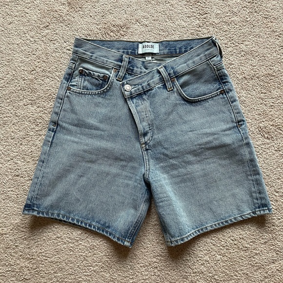 Agolde Criss Cross Shorts - Picture 2 of 4